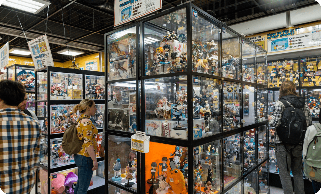 Anime figure shop in akihabara