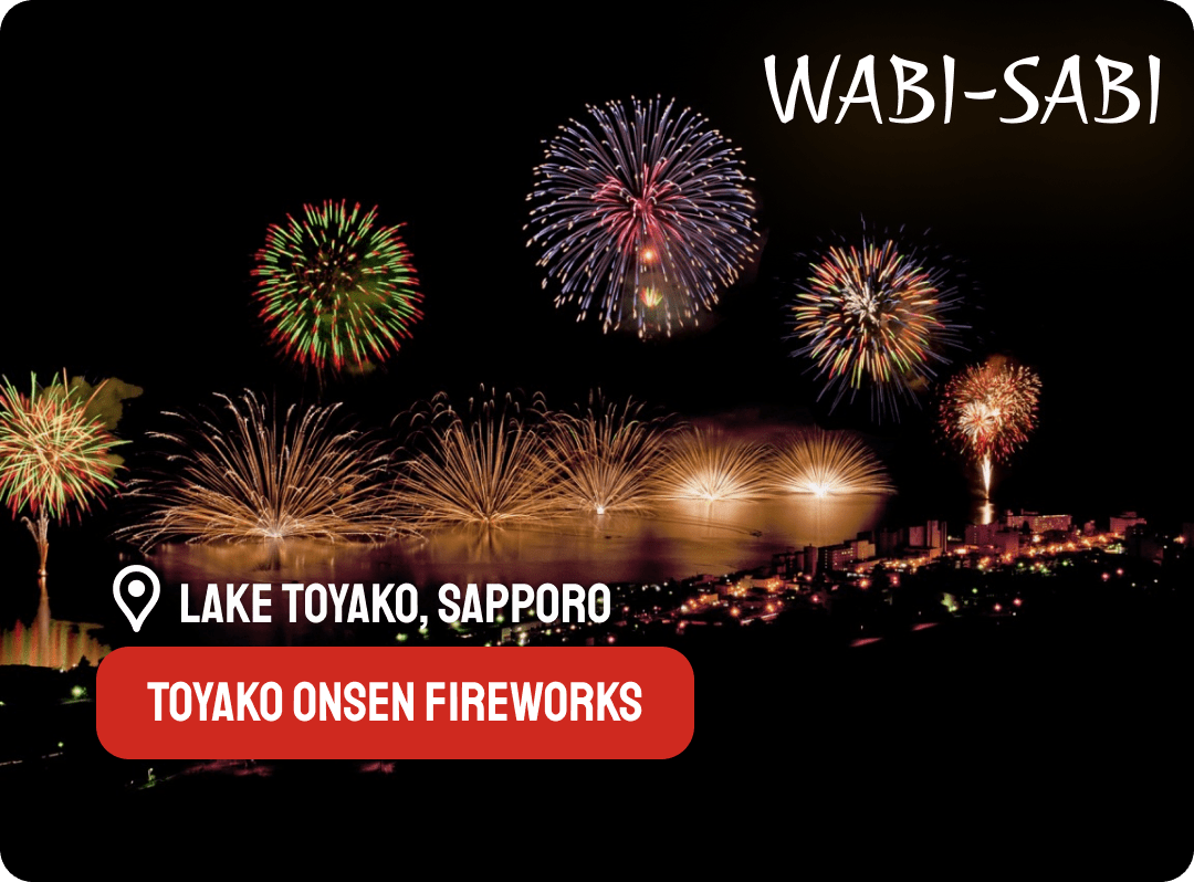 Toyako Onsen New Year Celebration Fireworks