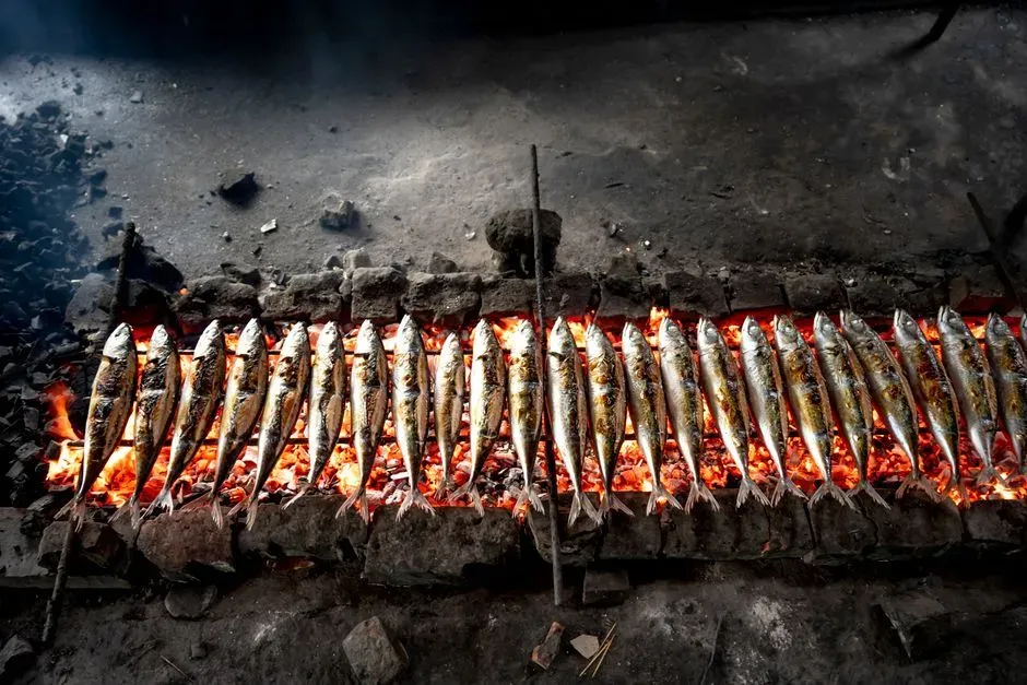 charcoal grilled sanma fish festival Tokyo