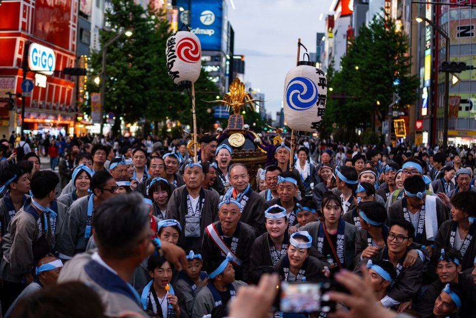 Kawagoe Festival float night Tokyo