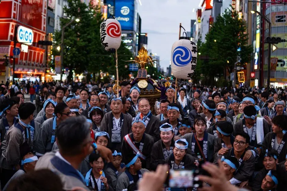 Kawagoe Festival float night Tokyo