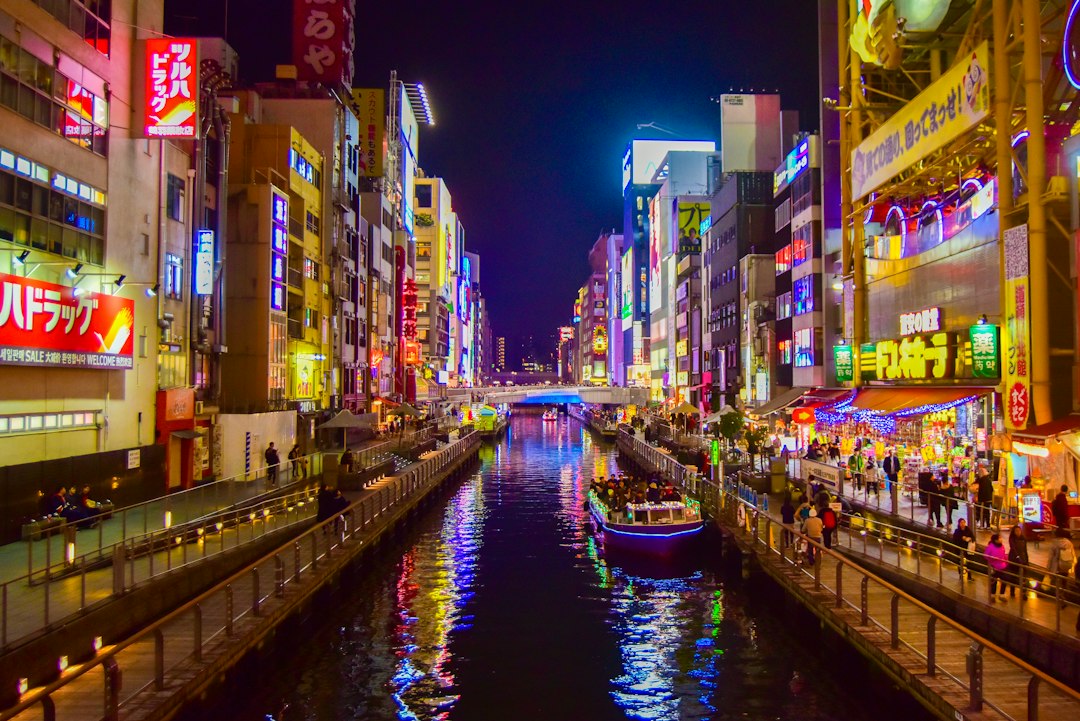 Juso Osaka izakaya alley night