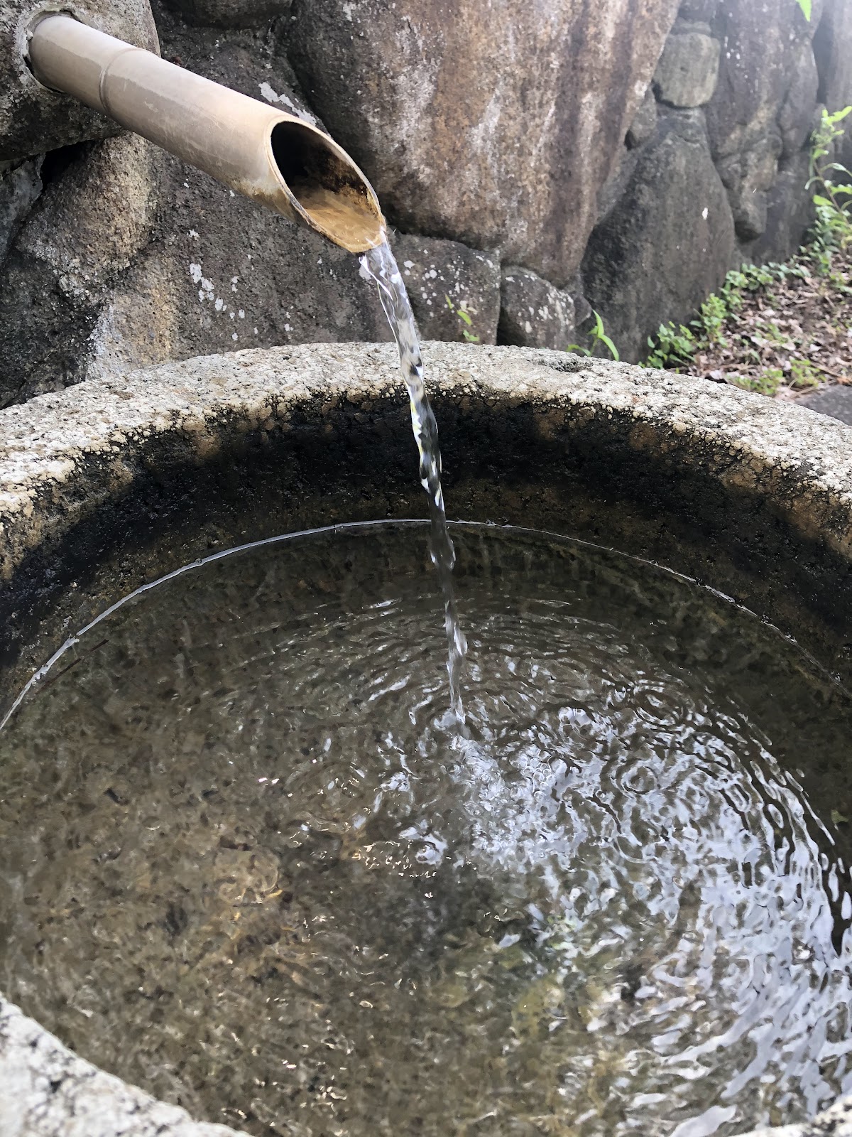The source of natural hot spring 3