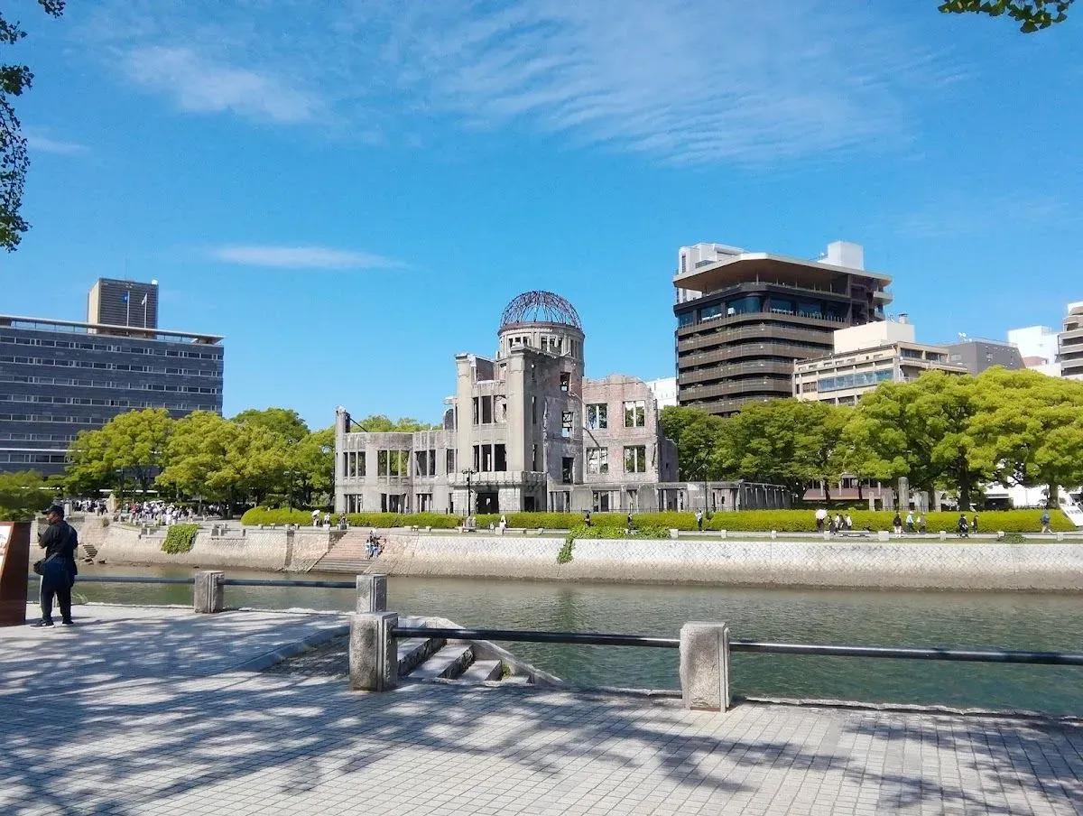Hiroshima Prefectural Industrial Promotion Hall (Atomic Bomb Dome) Atomic bomb damage information board 2