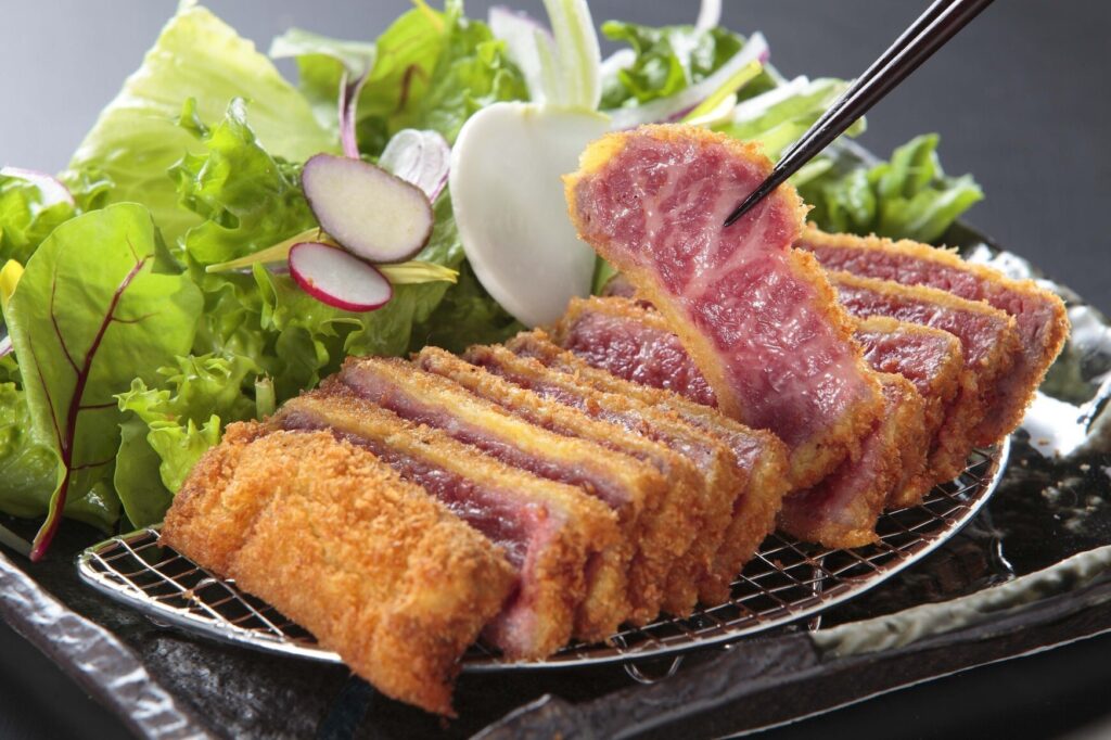 Wagyu & Tuna Cutlet AONA Shinjuku 2