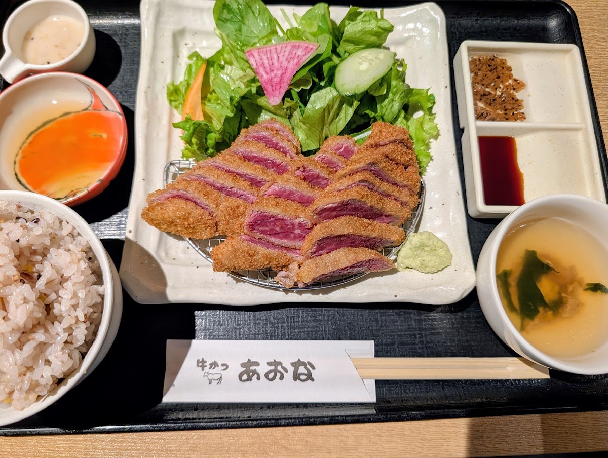 Wagyu & Tuna Cutlet AONA Shinjuku 4