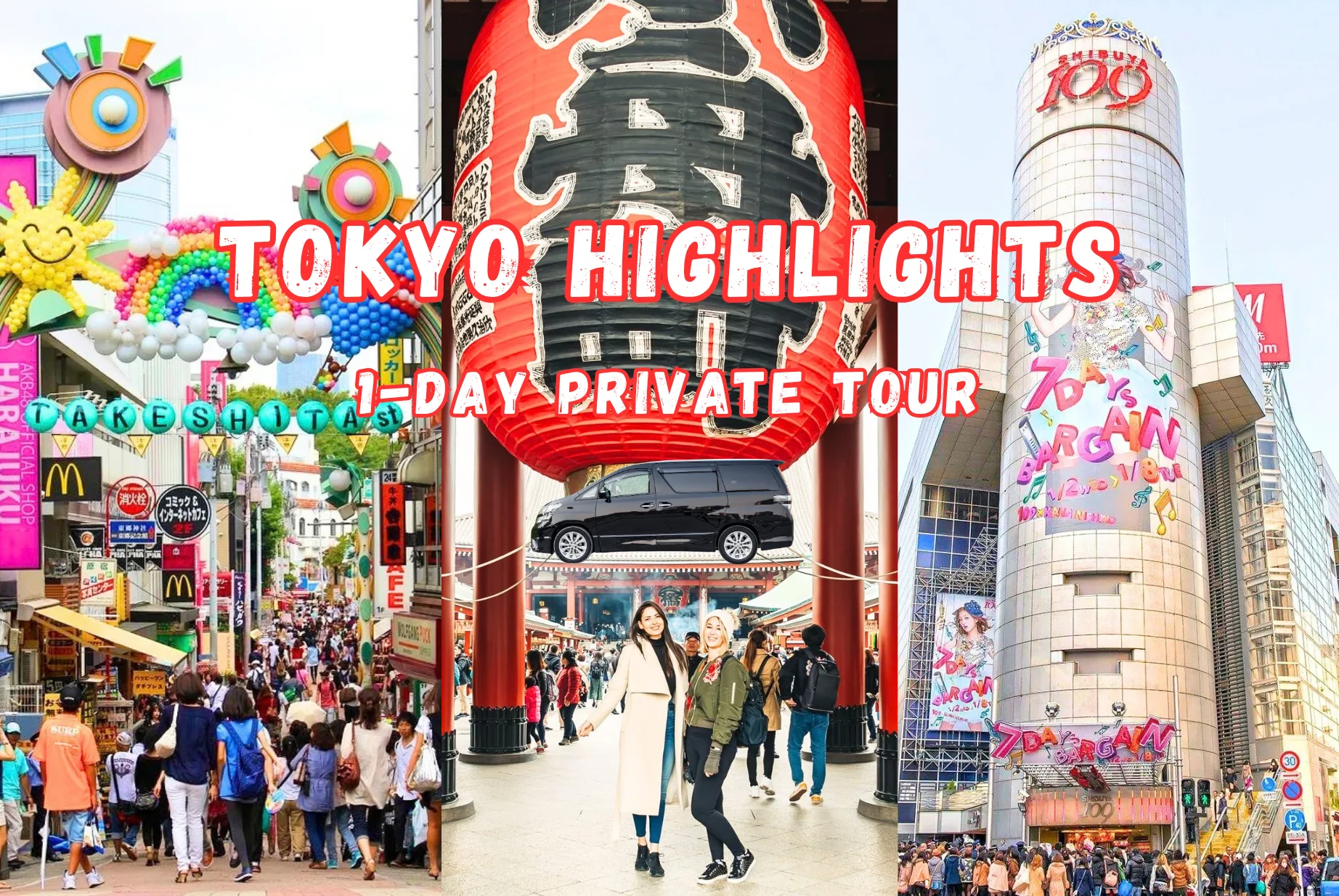 Tokyo Highlights - Shibuya + Harajuku + Asakusa 1